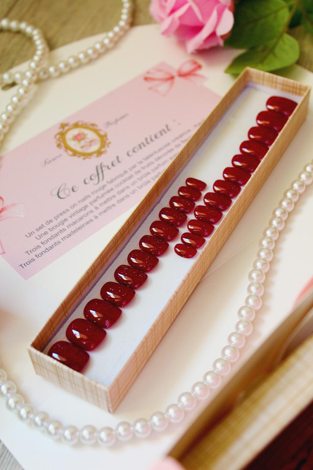 Coffret parfumé " la coquette" tresors parfumes x kapitou