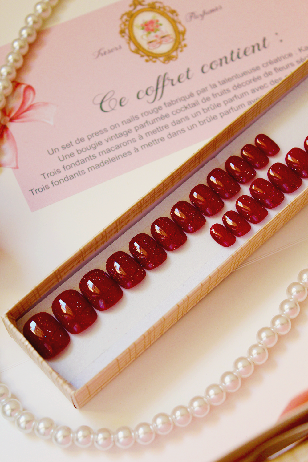Coffret parfumé " la coquette" tresors parfumes x kapitou