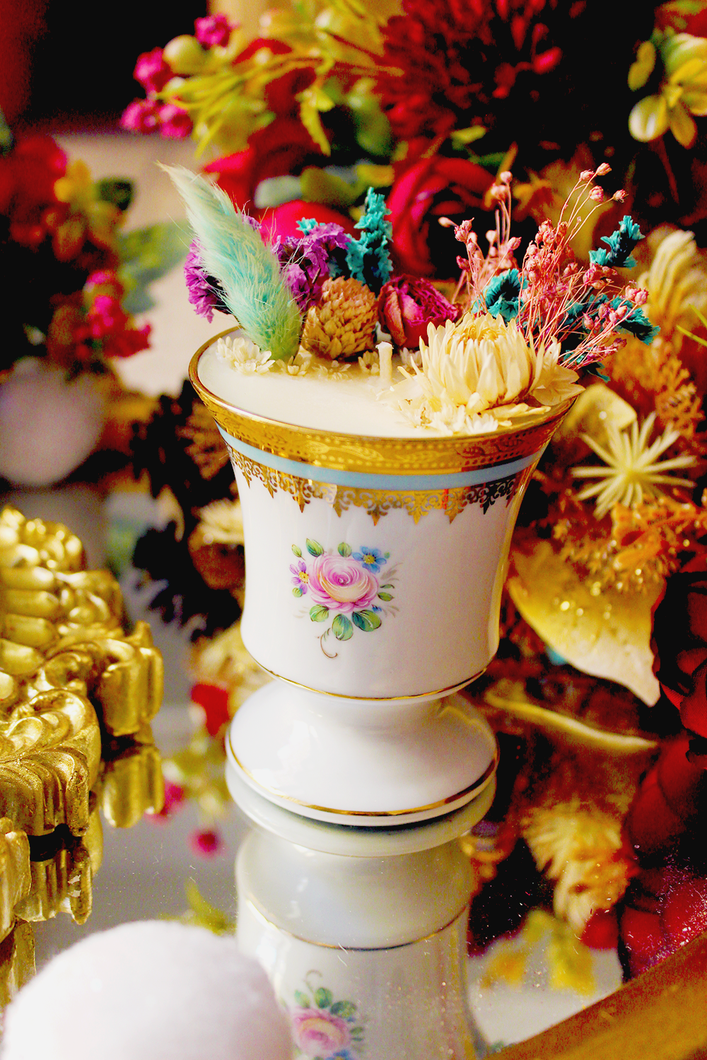 Bougie bijou royale - parfum citron meringué
