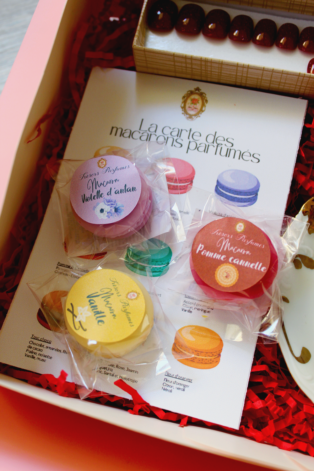 Coffret parfumé " la coquette" tresors parfumes x kapitou