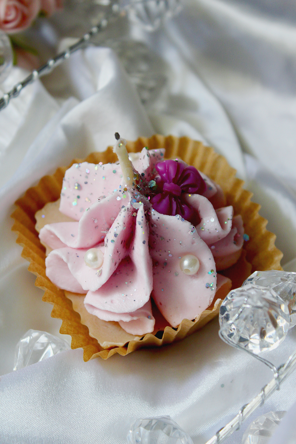 Les bougies cupcakes - parfum au choix