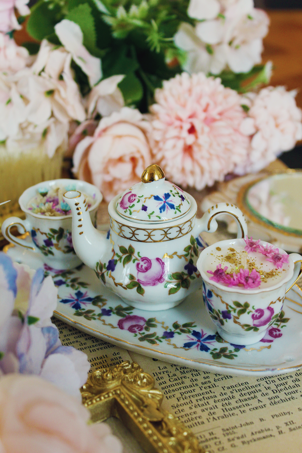 Tea time miniatures -parfum pleine lune, champagne et ambre