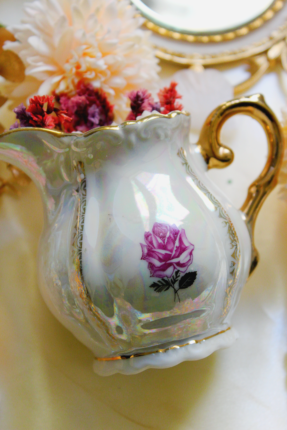 Romantisme nacrée - parfum poudre de riz ou monoi passion ou violette d'antan
