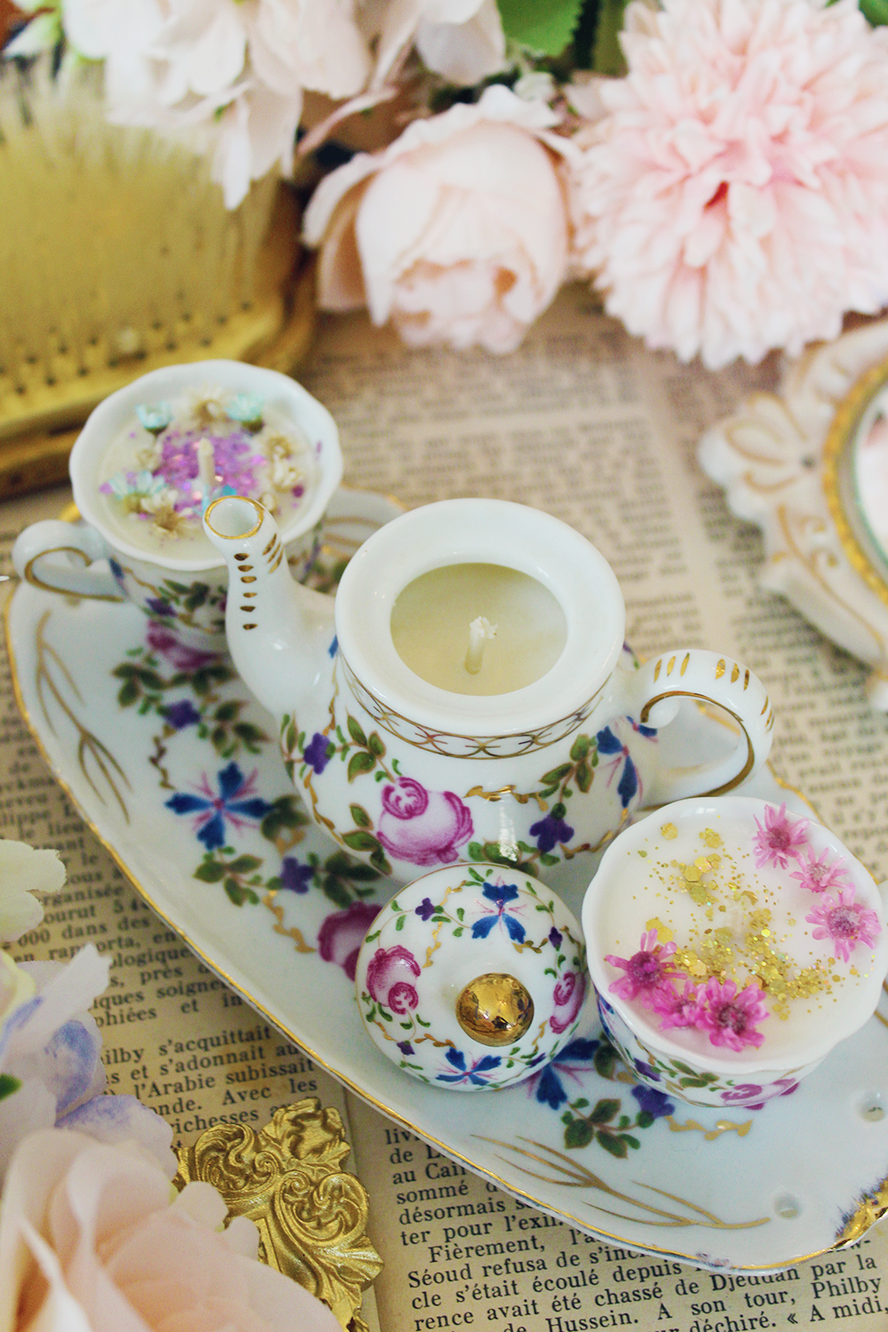 Tea time miniatures -parfum pleine lune, champagne et ambre