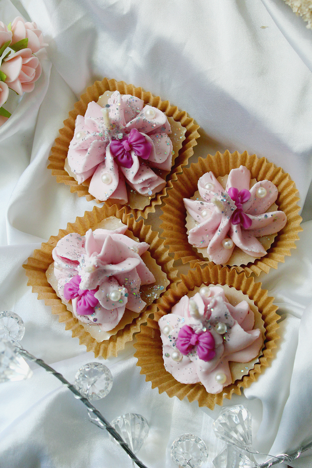 Les bougies cupcakes - parfum au choix