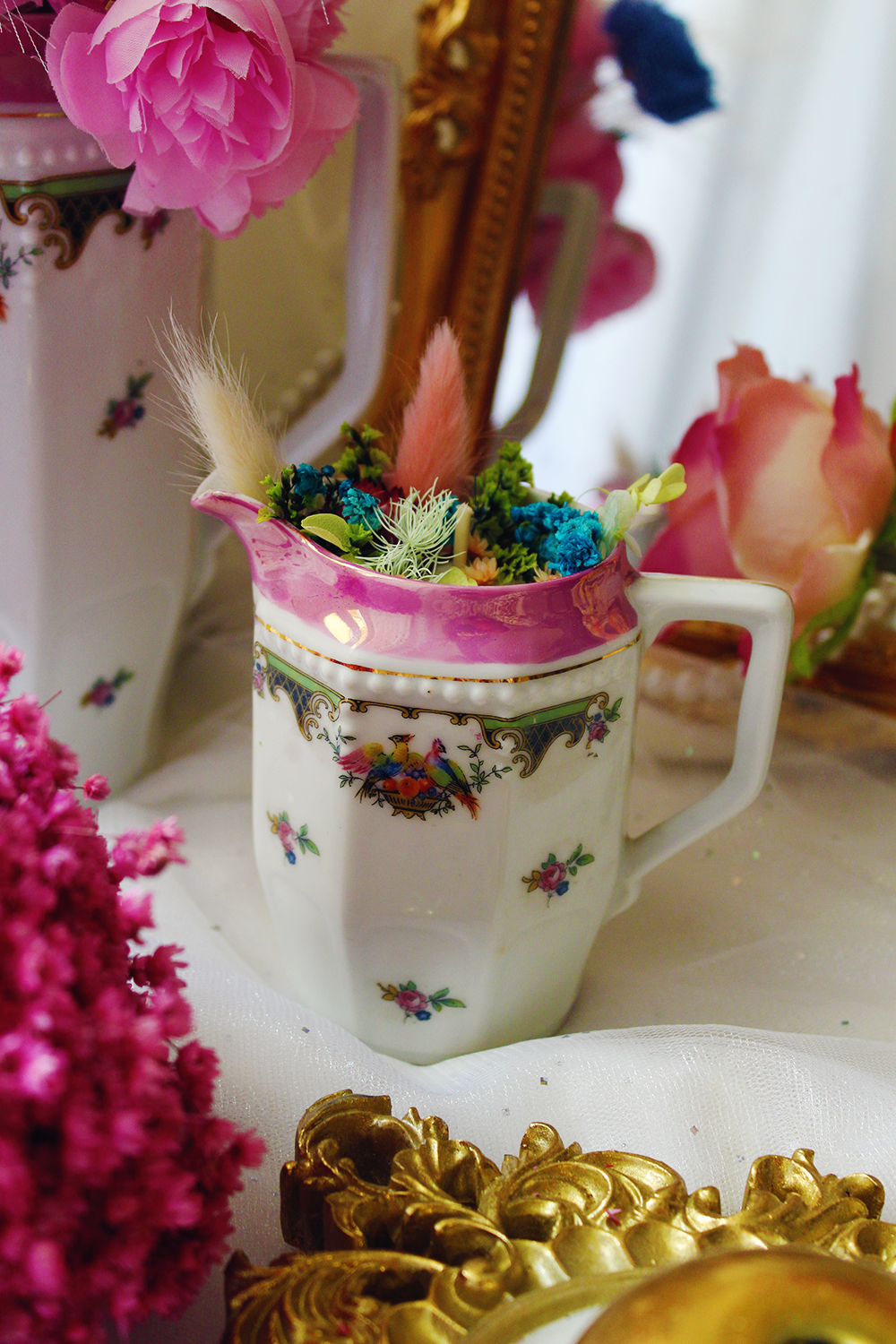 Perruches multicolores - parfum pomme d'amour