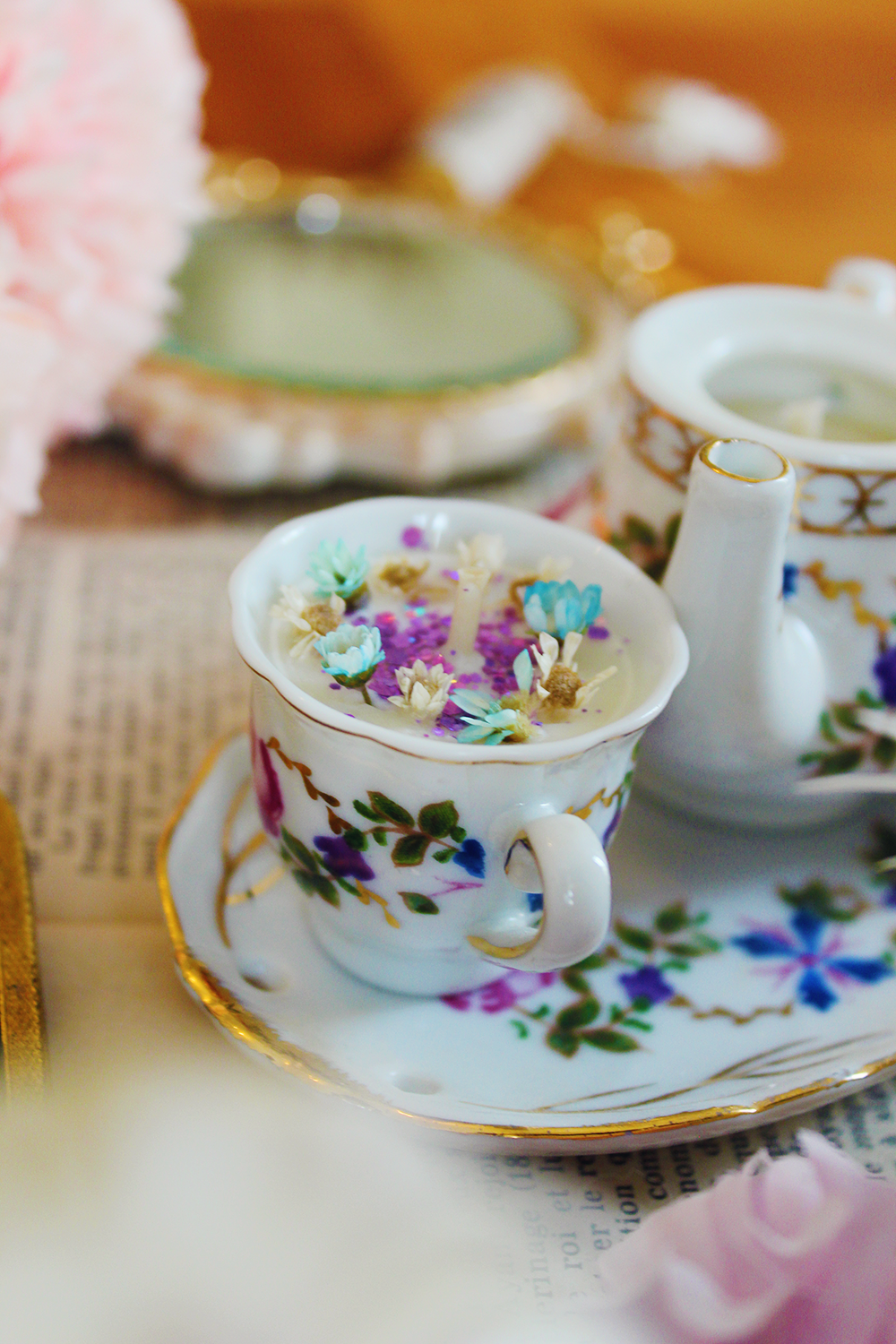 Tea time miniatures -parfum pleine lune, champagne et ambre