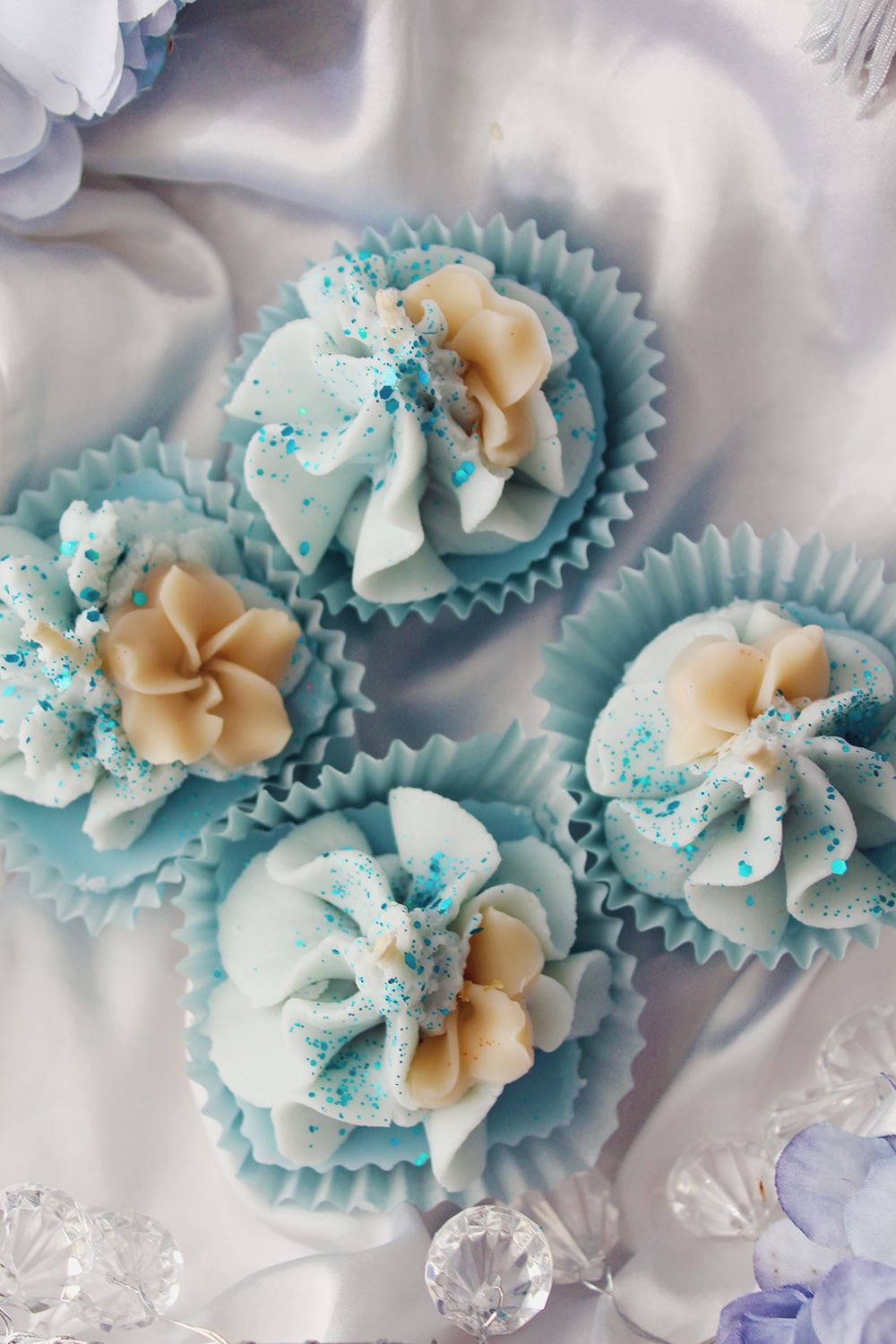 Les bougies cupcakes - parfum au choix