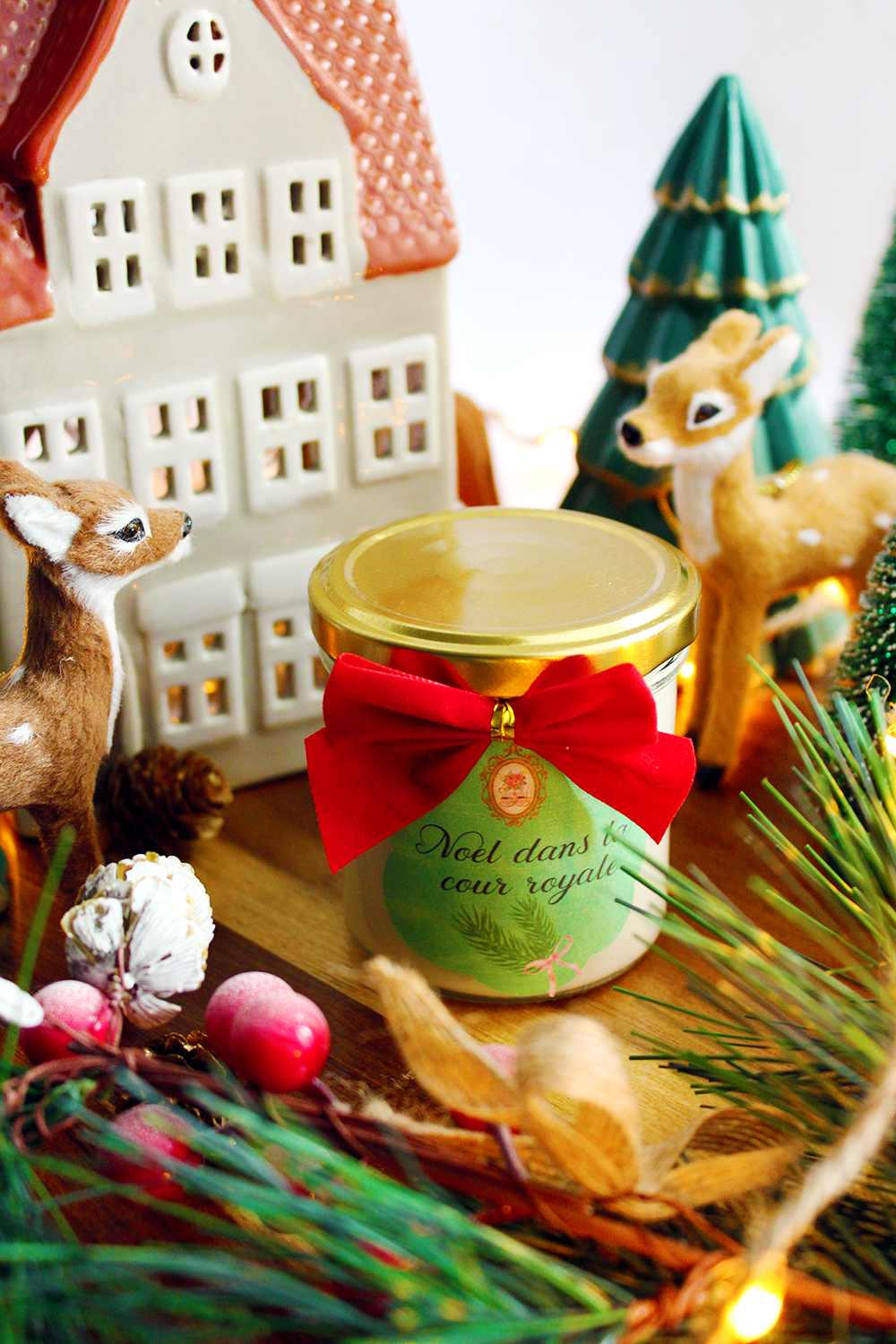 Bougie classique : Noël dans la cour royale parfum sapin
