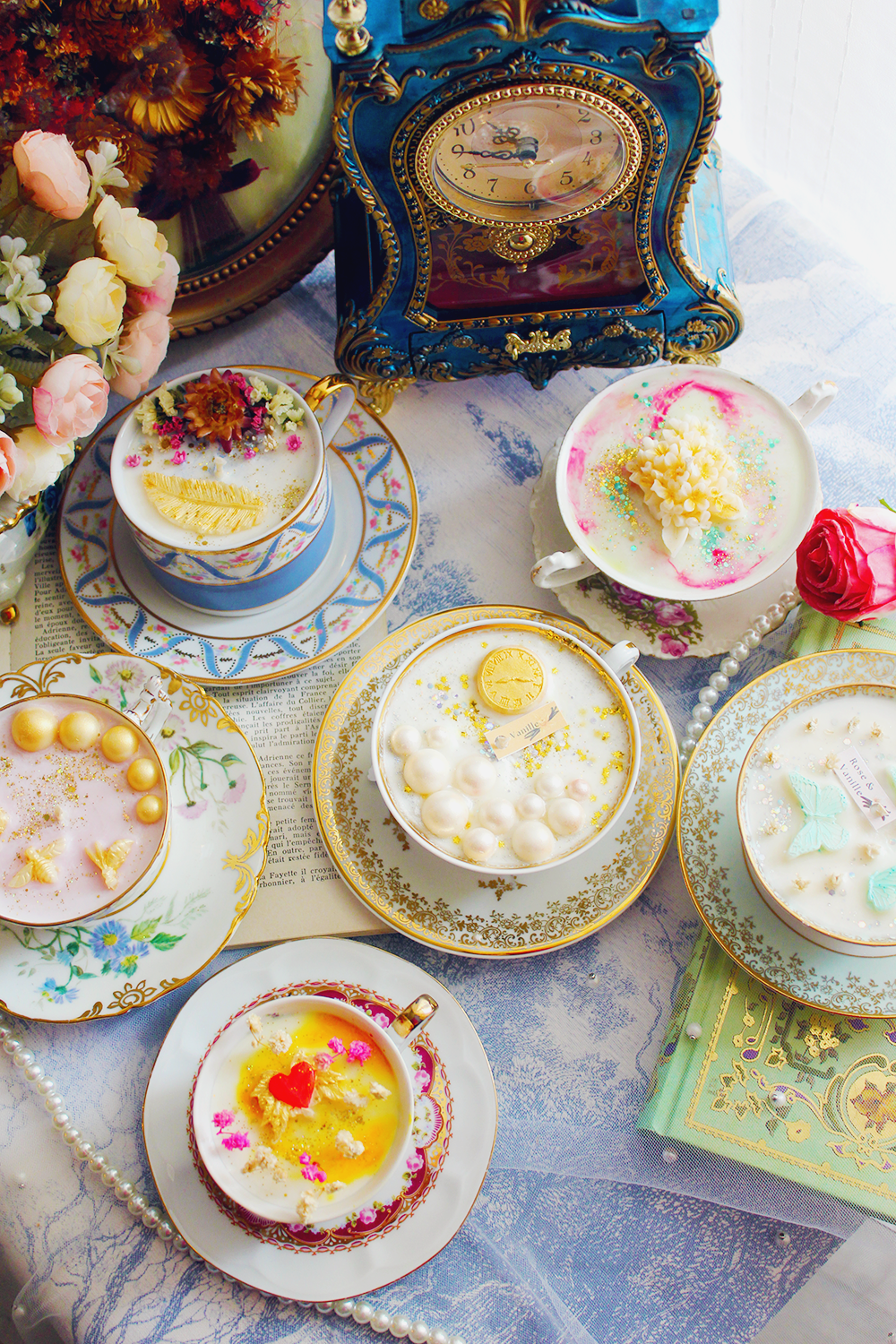 Bougie décorative parfumée Lady Penelope parfum fruits confits