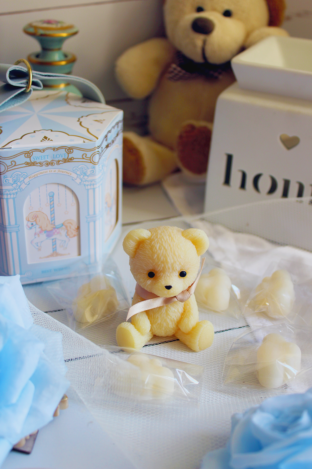Coffret nounours - parfum bonbon et linge propre