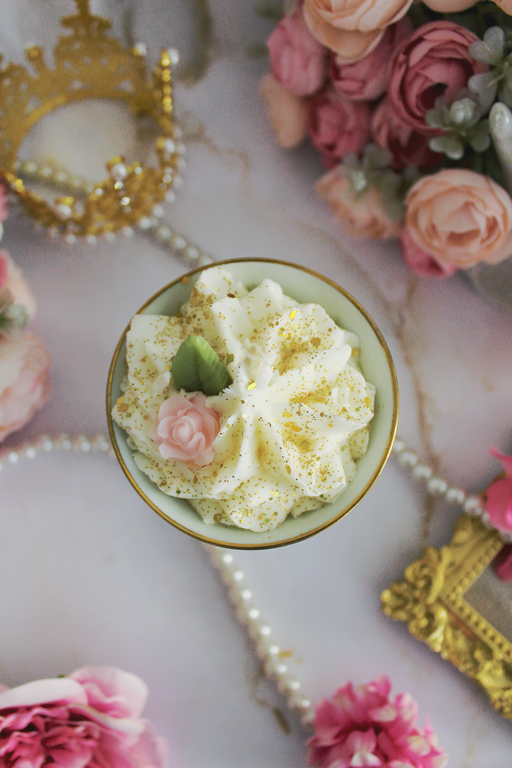 La rose d'amour - parfum poire & freesia ou Chocolat