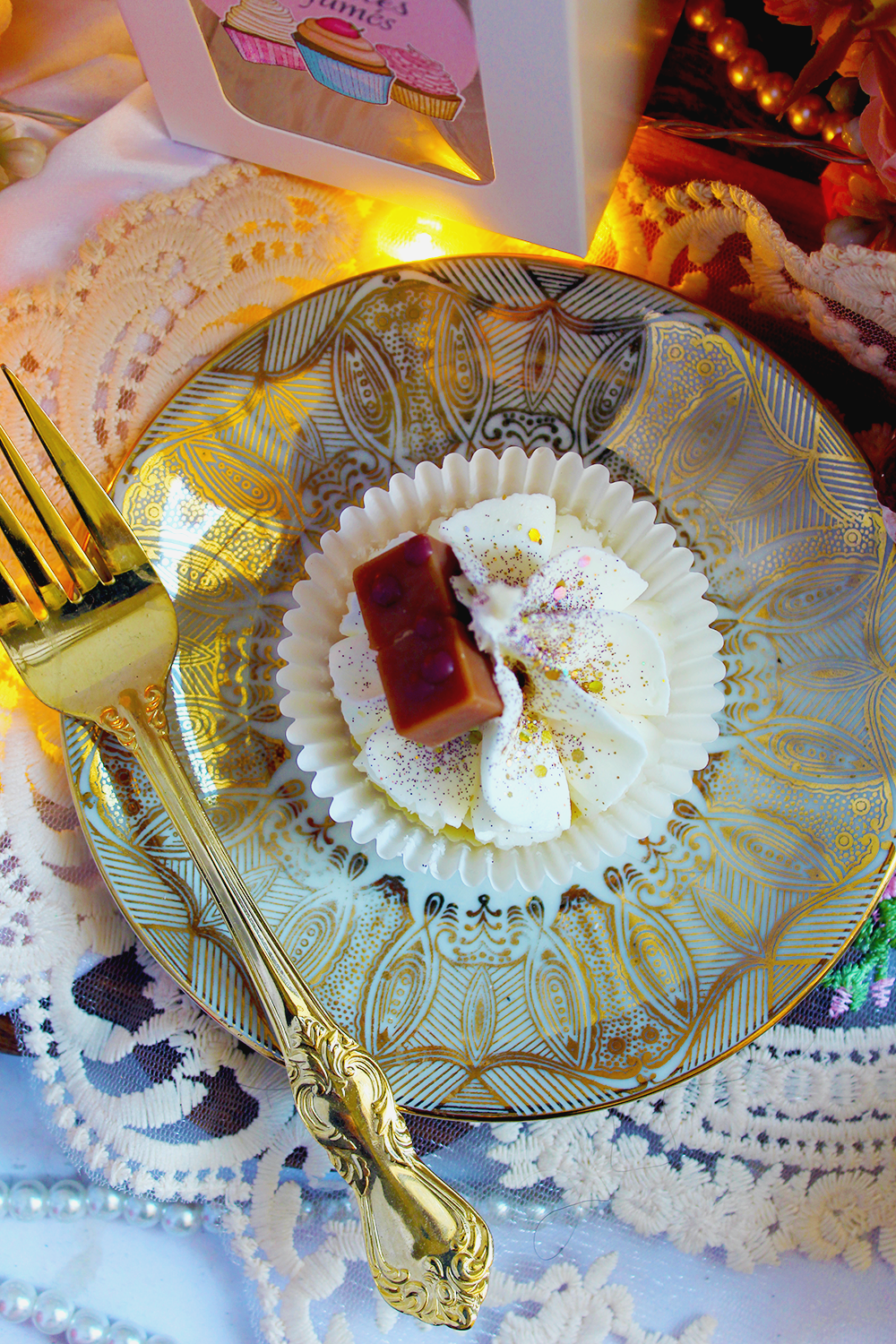 Les bougies cupcakes - parfum au choix