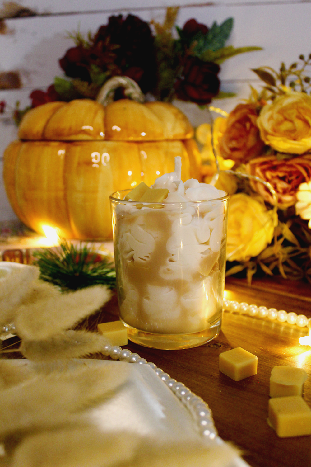 Bougie gourmande "Caramel latte" parfum caramel beurre salé