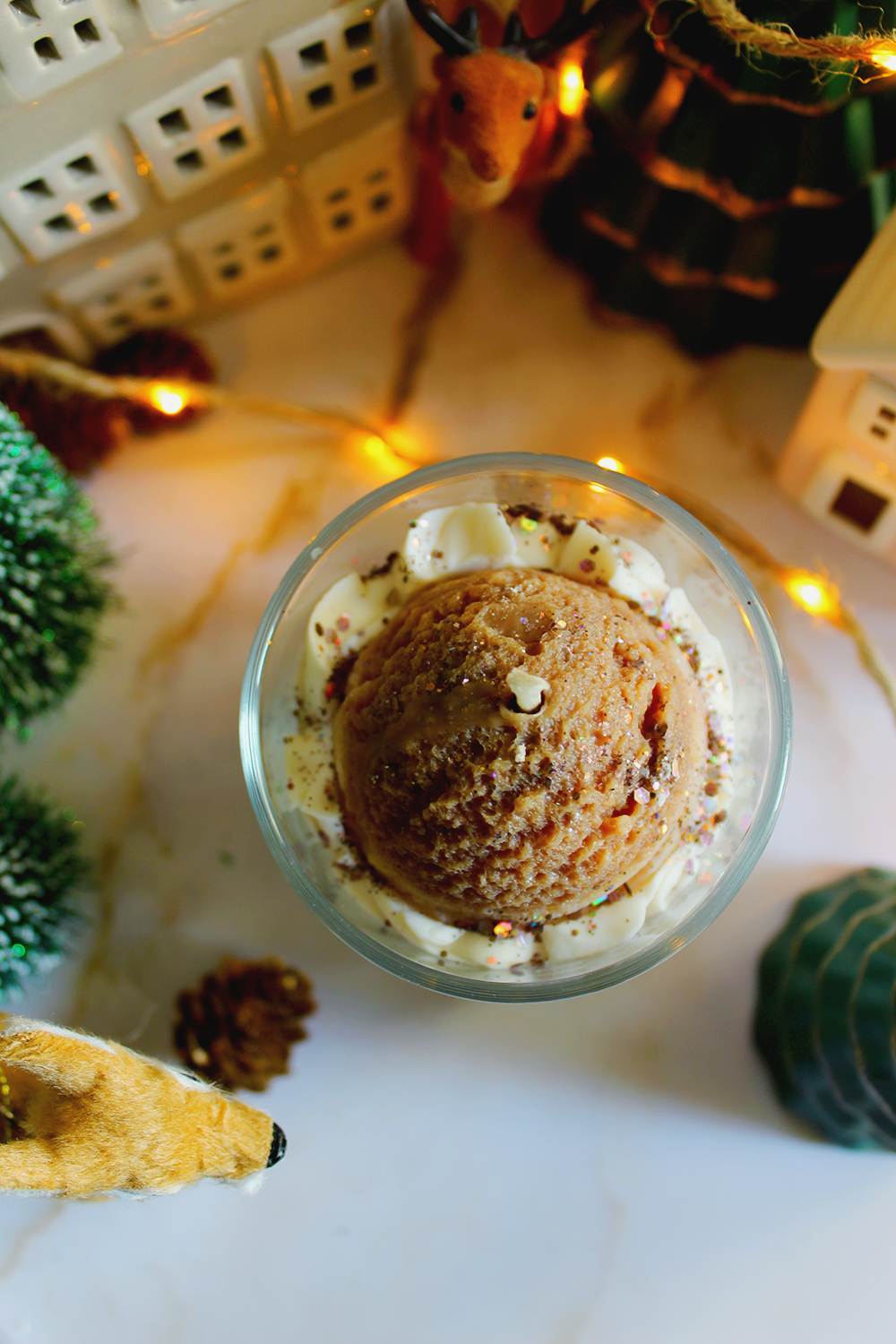 Bougie gourmande marron glacés