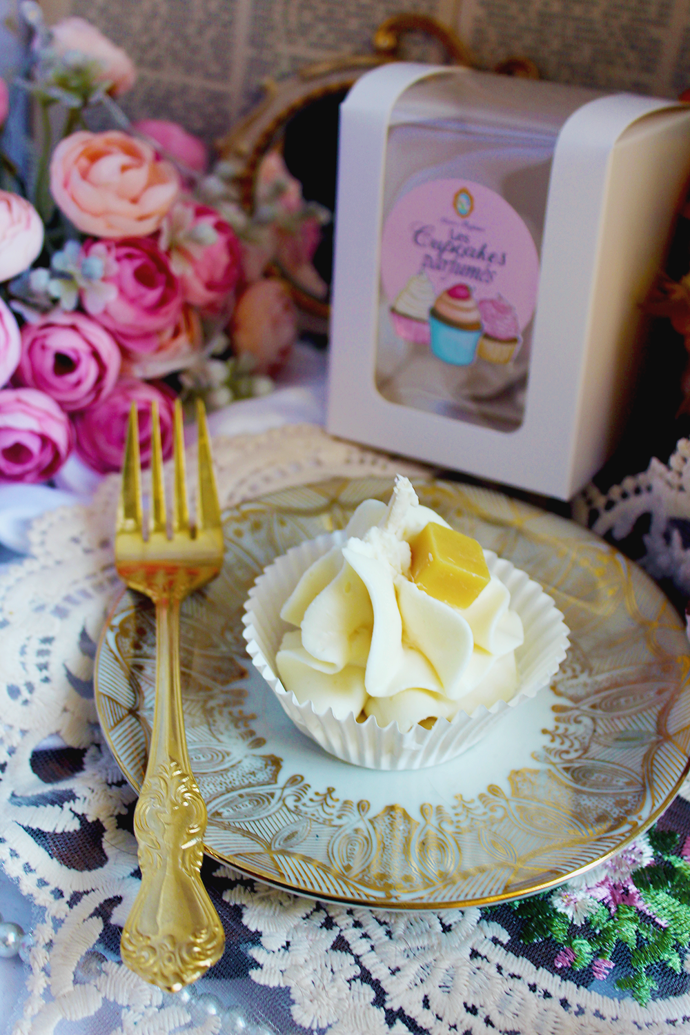 Les bougies cupcakes - parfum au choix