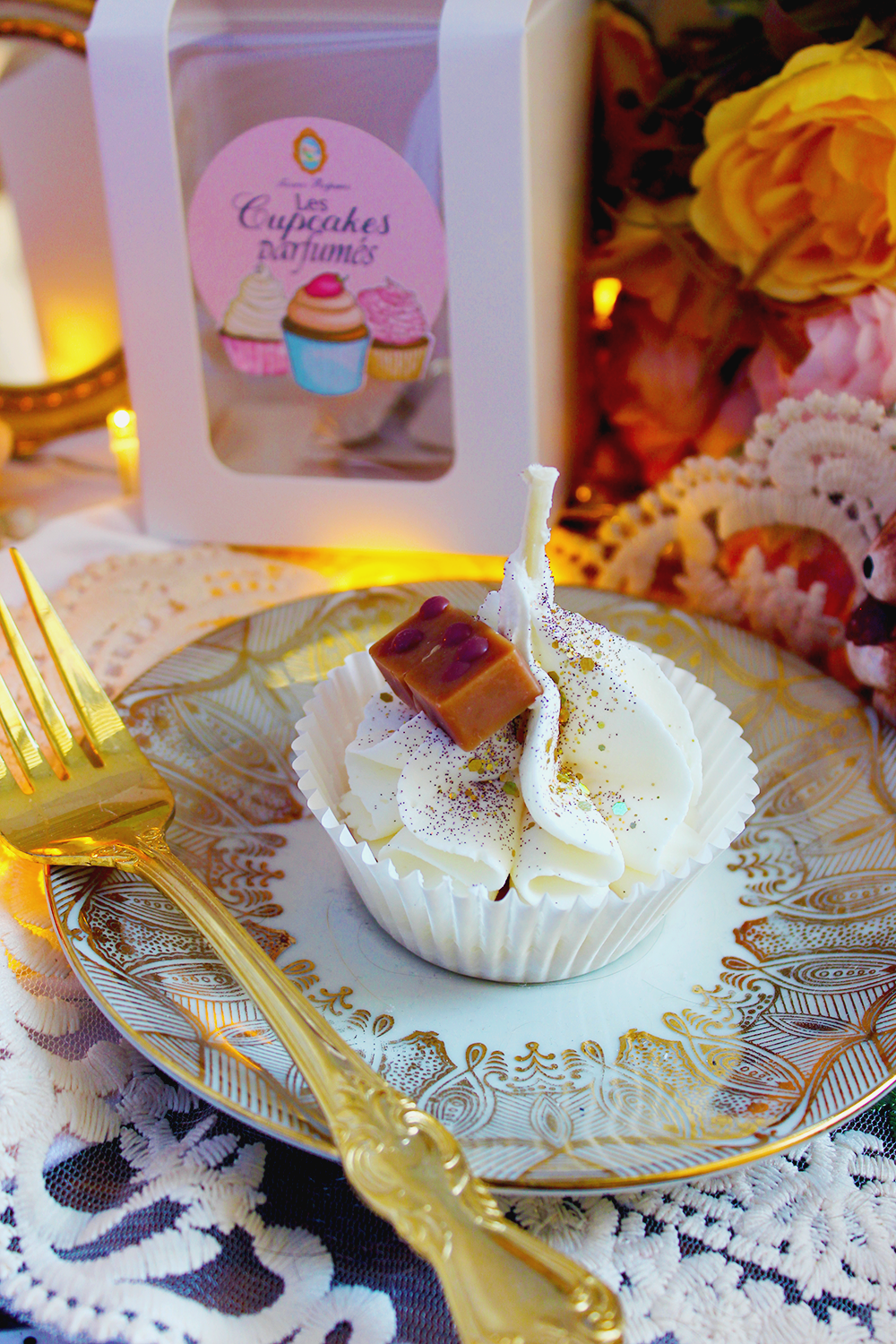 Les bougies cupcakes - parfum au choix