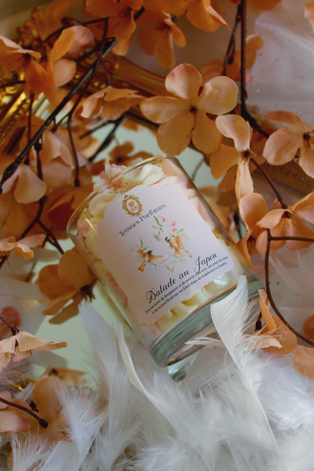 Bougie gourmande balade au Japon - parfum azalée du Japon
