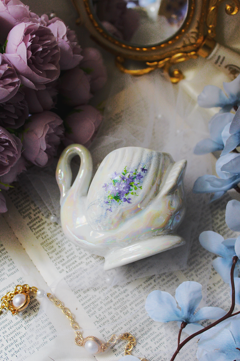 Fleurs irisées - parfum lilas ou patchouli