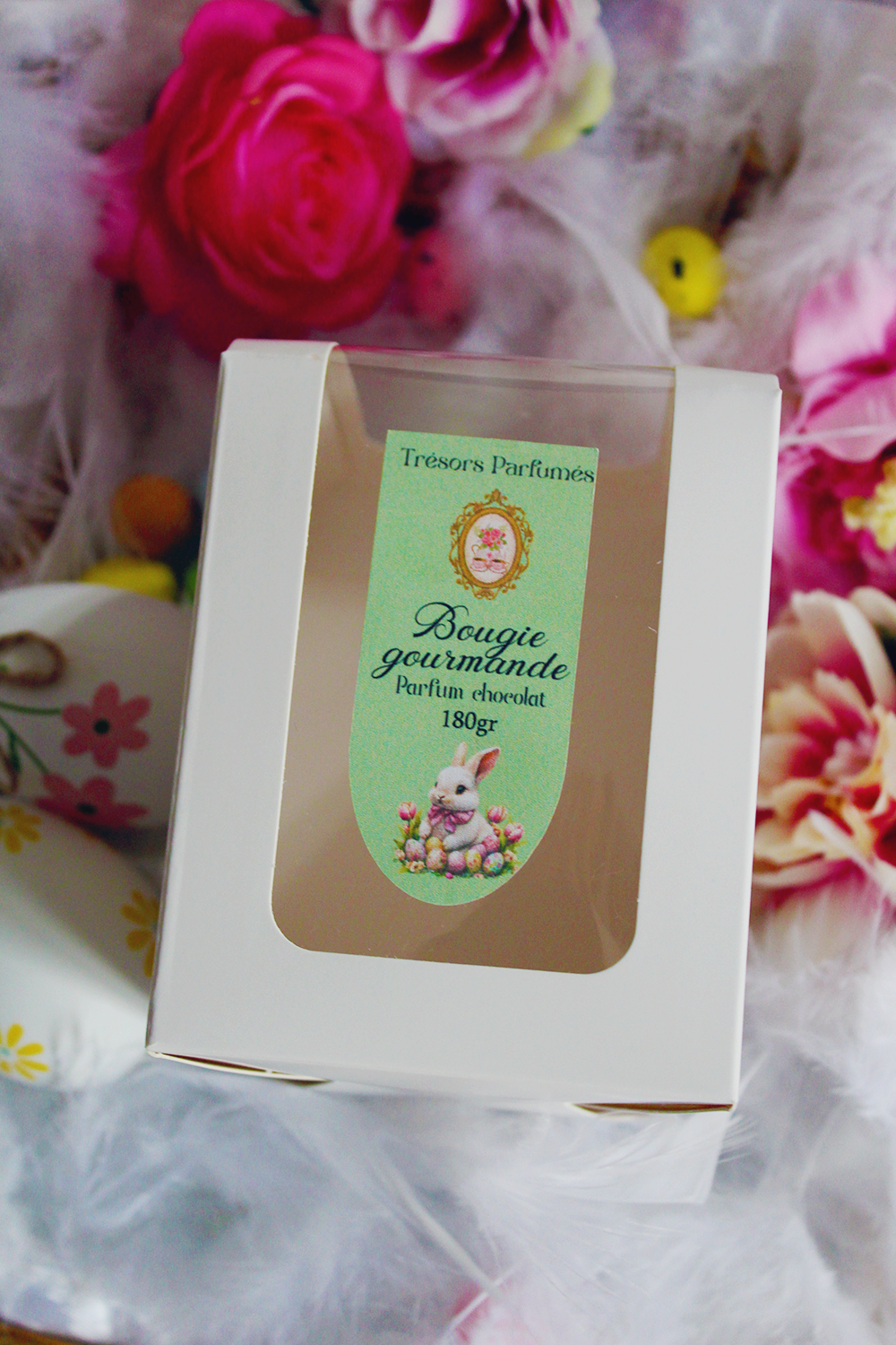 Bougie gourmande mon doux lapin édition limitée : parfum chocolat