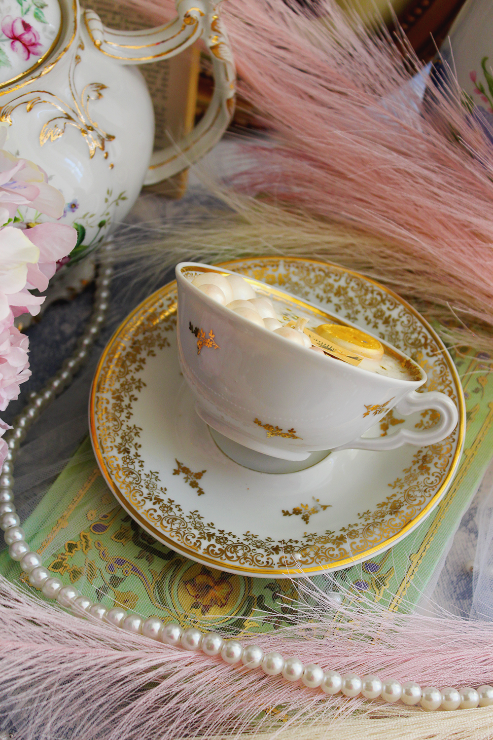 Bougie parfumée décorative Lady Sophie parfum vanille