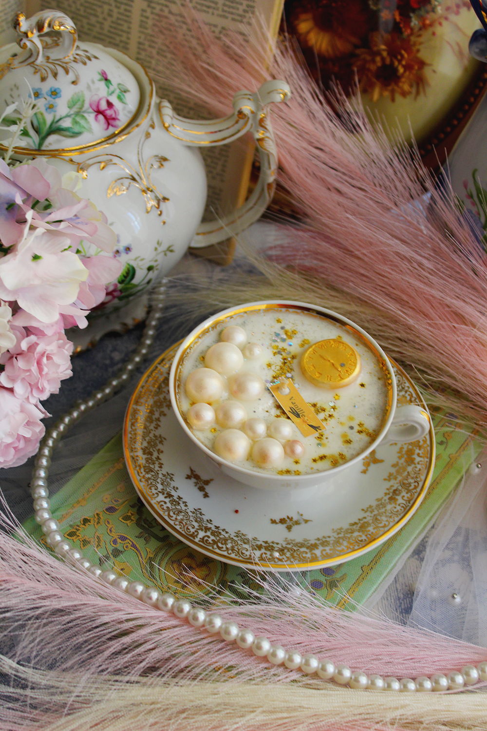 Bougie parfumée décorative Lady Sophie parfum vanille