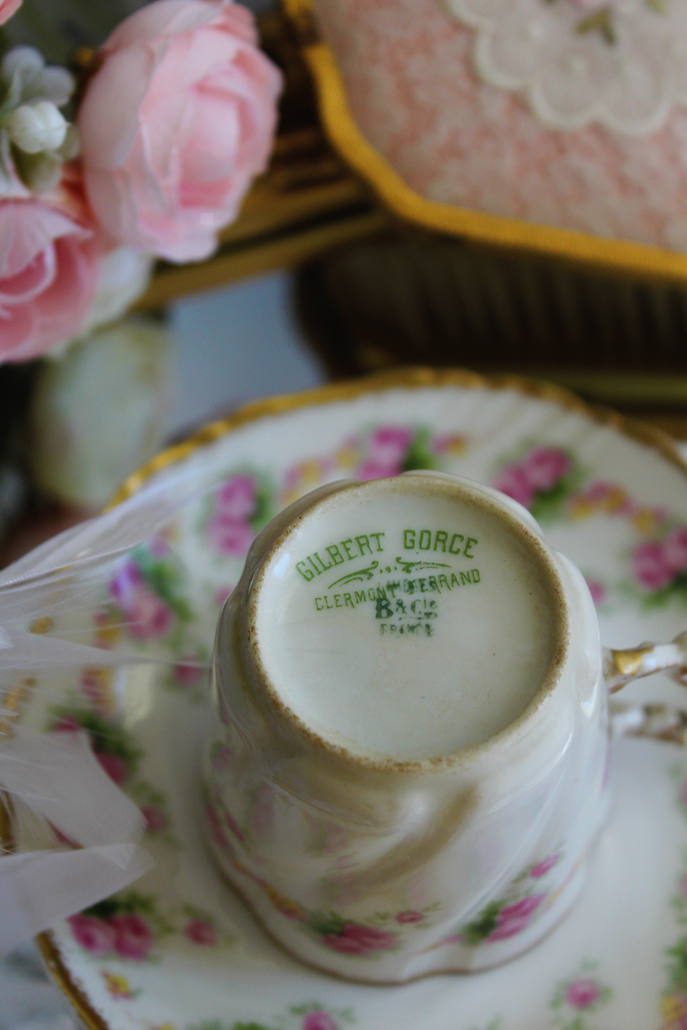 Tasse à café porcelaine - Le Jardin de Madame Rose