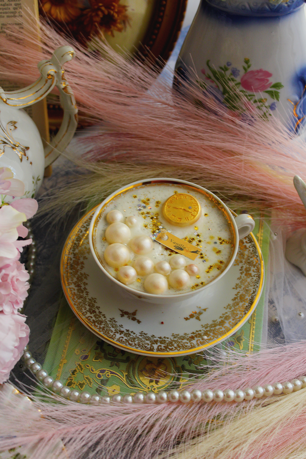 Bougie parfumée décorative Lady Sophie parfum vanille