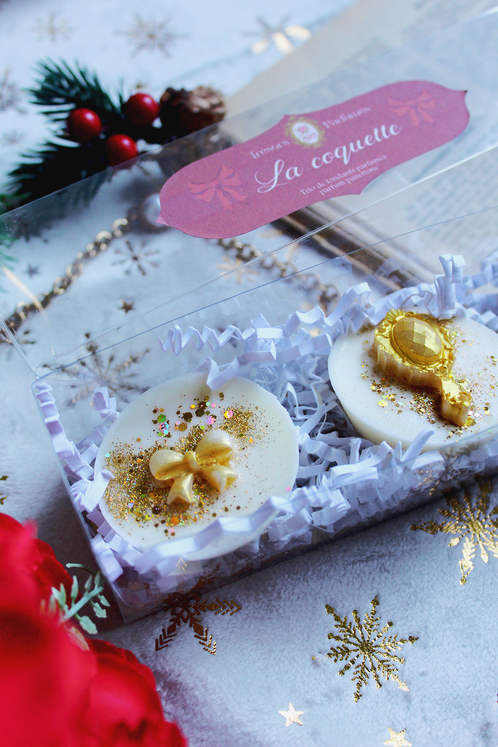 Coffret de noel la coquette- Fondant parfum panettone