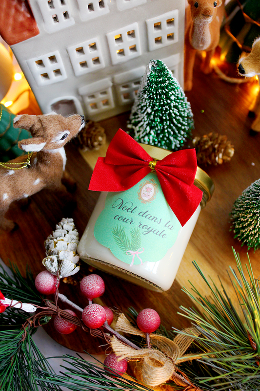 Bougie classique : Noël dans la cour royale parfum sapin