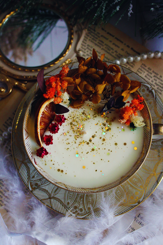 Près du feu -  parfum nougat blanc