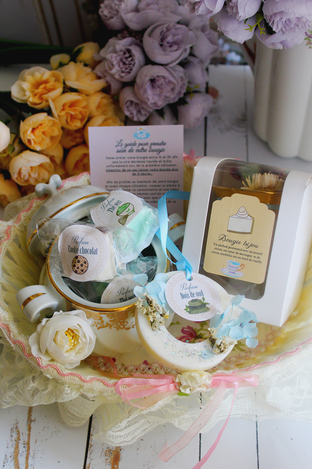 Corbeille parfumée maman exceptionnelle