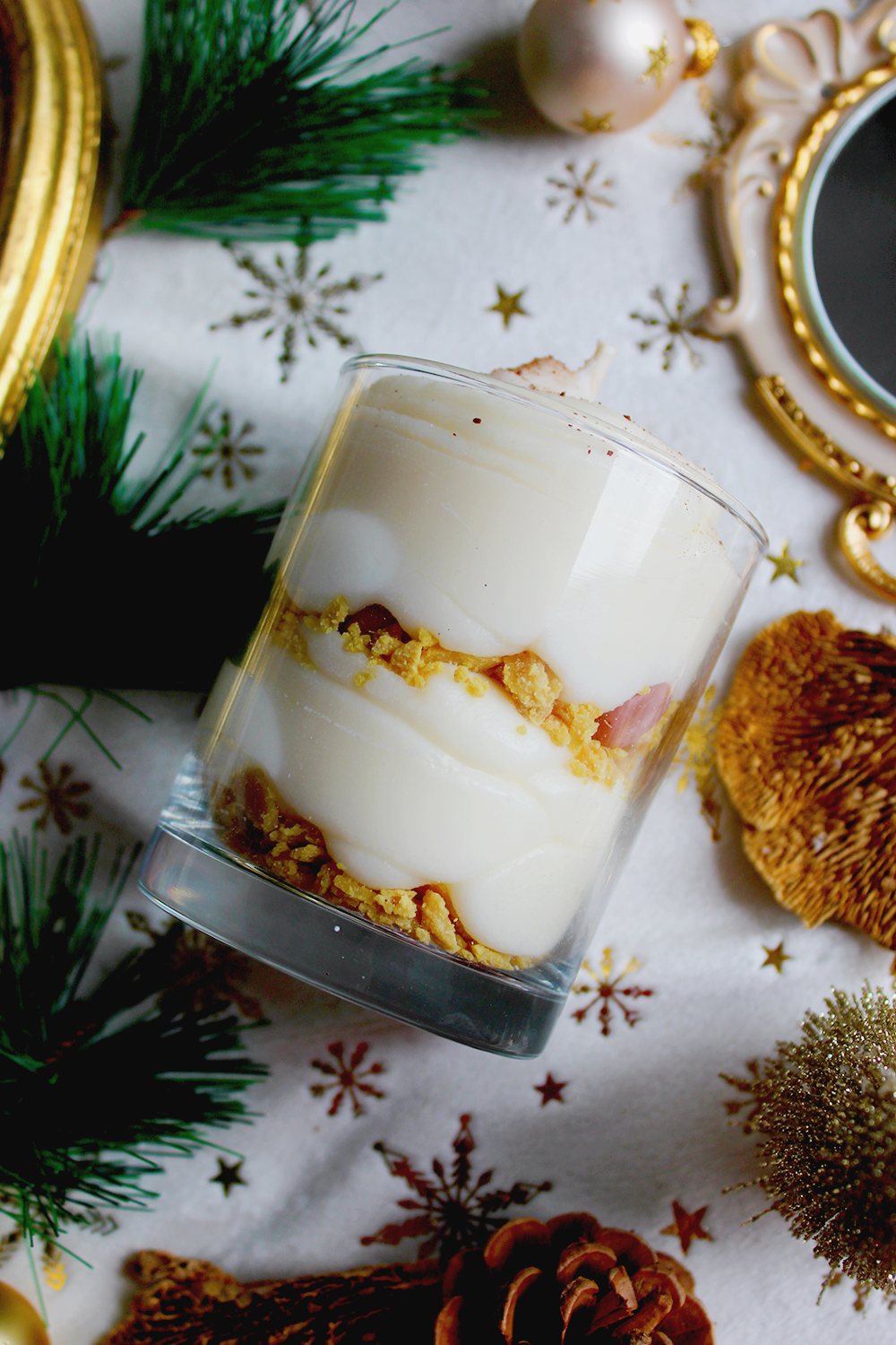 Bougie gourmande de noël - parfum tiramisu