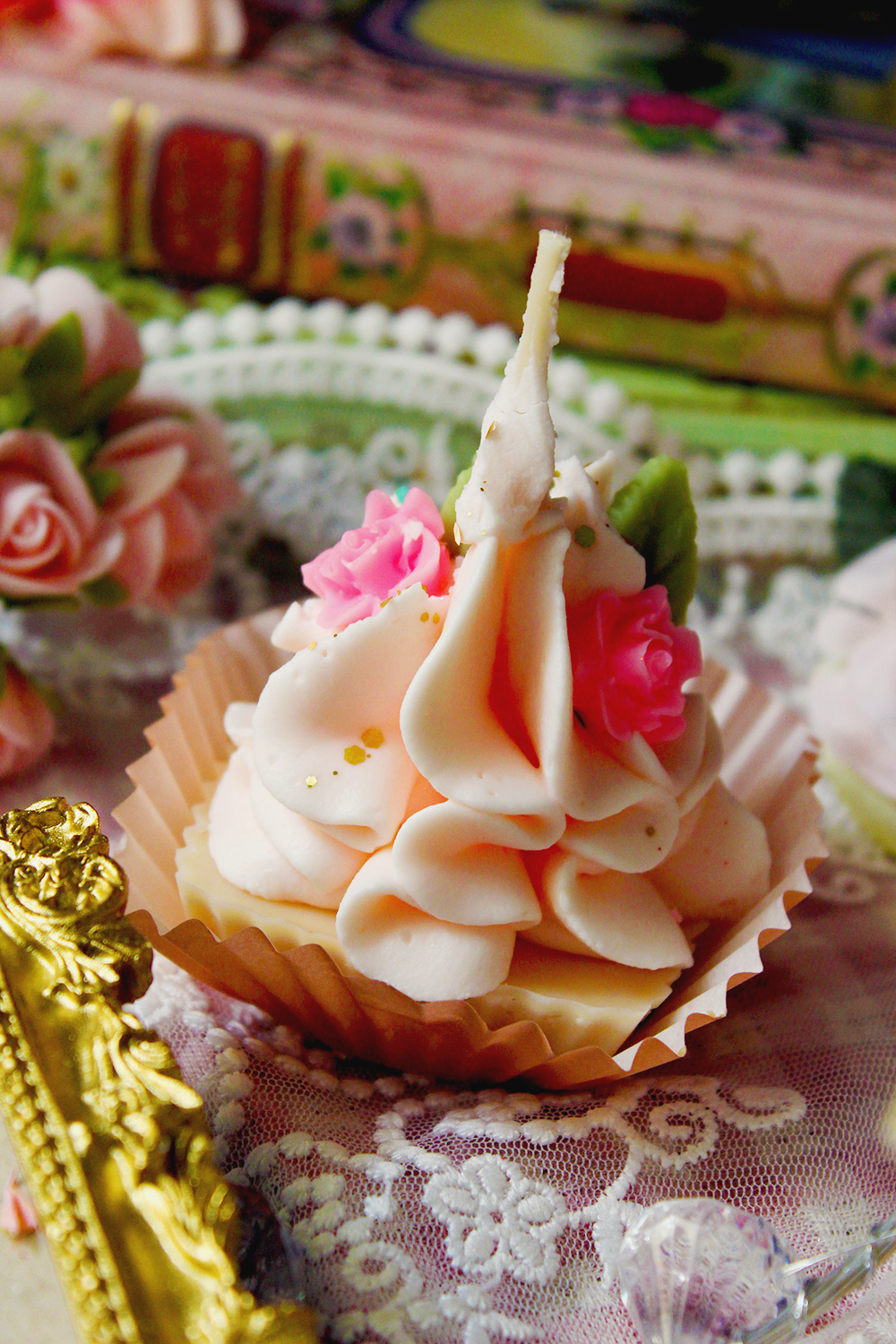 Les bougies cupcakes - parfum au choix