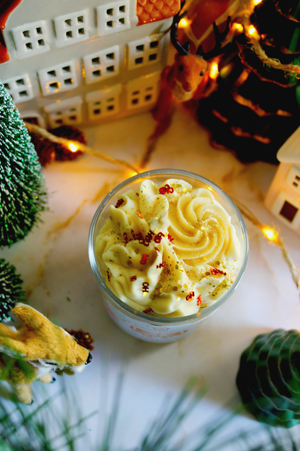 Bougie gourmande "biscuits de noel" parfum biscuits speculoos