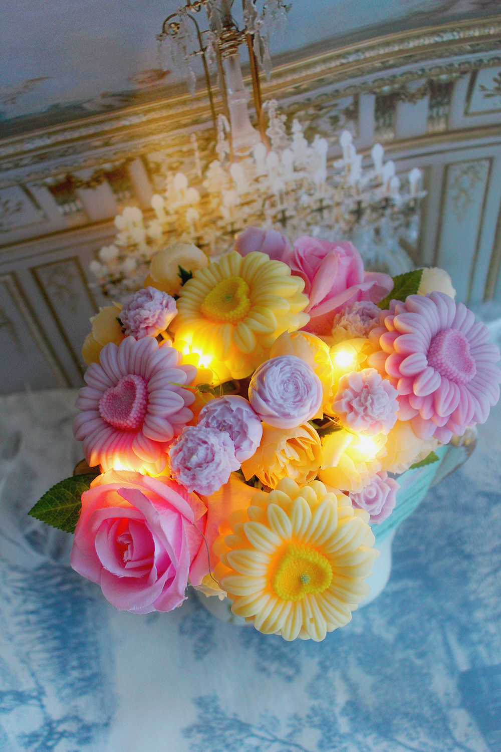 Bouquet parfumé éternel lumineux : Délicatesse parfum cyclamen sauvage