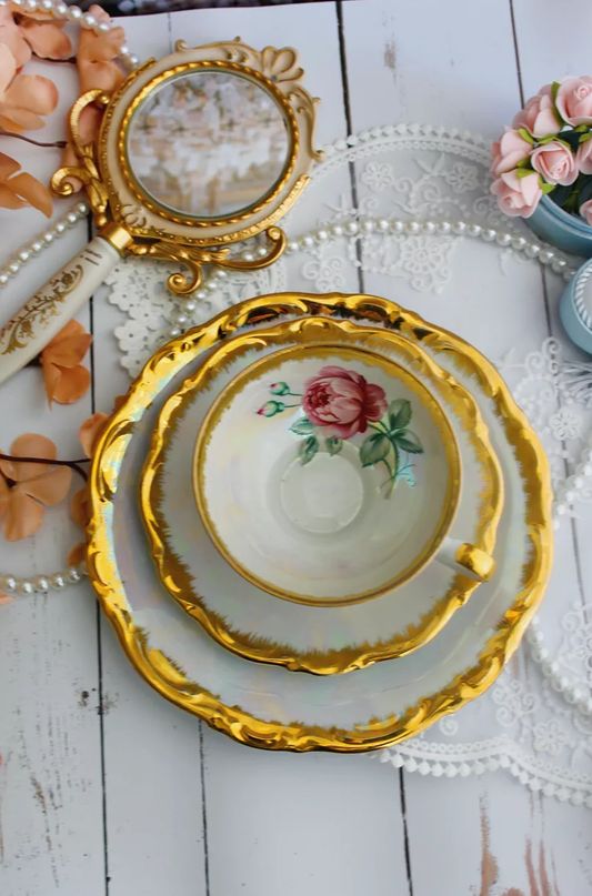 L'heure du brunch : Trio de porcelaine de Bavière 3 pieces