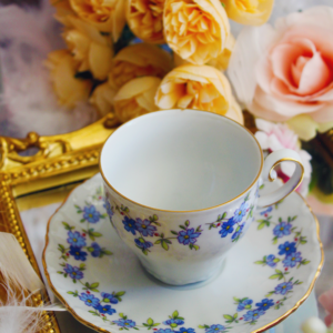 Tasse de thé porcelaine de Bavière - Le Jardin des Myosotis