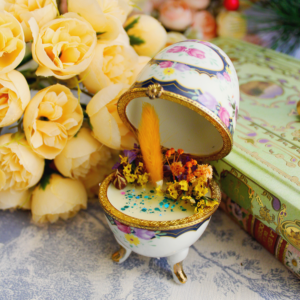 L’Œuf “Le Palais des fleurs” – parfum monoi-peche