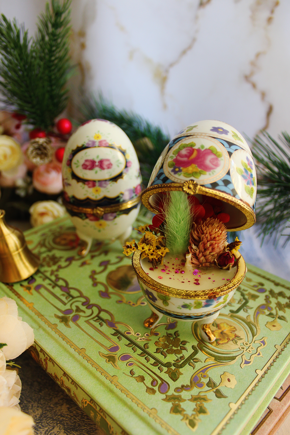 L’Œuf “Le Palais des fleurs” – parfum monoi-peche – Image 3