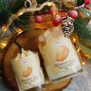 La madeleine Dorée – bougie chantilly parfumée