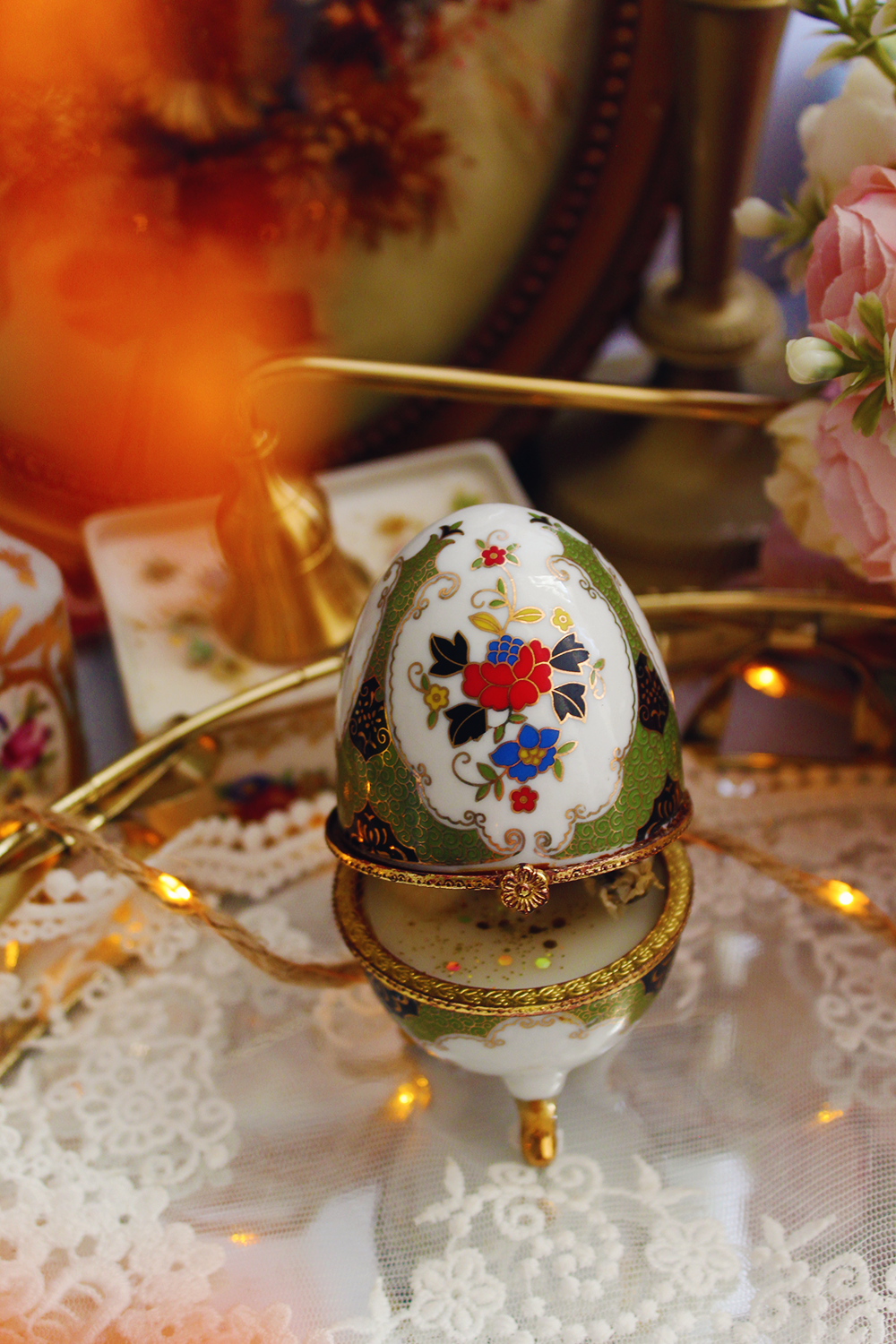 L’Œuf “Le Jardin des Mille Fleurs” – parfum coco papaye – Image 2